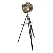Nautical Photography Floor Studio Lamp Spot Search Light With Tripod Stand Decor
