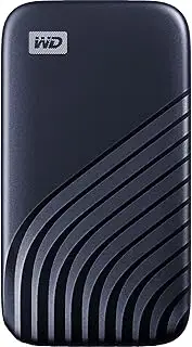 Western Digital WDBAGF0020BBL My Passport™ SSD, 2TB, Blue Color, USB 3.2 Gen-2, 1050MB/s (Read) and 1000MB/s (Write)