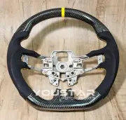 for Ford Mustang GT 15-17 YELLOW Line Shelby Carbon Steering Wheel Alcantara (for: Ford)