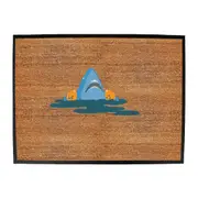 Animal Water Wings Shark - Funny Novelty Doormat Man Cave Floor mat