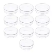 10Pcs Laboratory Plant Cell Tissue Petri Dish with Cover Laboratory Equipment