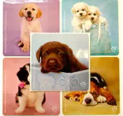 25 Rachael Hale Dog Puppy Stickers Party Favors Teacher Supply Pet Rewards