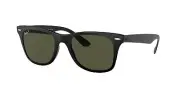 Ray-Ban Wayfarer Liteforce Sunglasses, Pink Frame, Polar Green Lens, 52mm