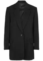 Rag & Bone Suzanne Oversized Twill Blazer - Black - 6 (UK10 / S) 6 (UK10 / S)