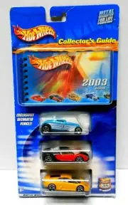 VERY RARE 2003 Hot Wheels 3-Pack Bugatti Veyron Lamborghini Murcielago Sooo Fast