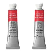 2x Winsor & Newton 5ml Professional Watercolour Artist Paint Rose Dore S4