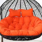 Waterproof Thick Hanging Egg Chair Cushion Replacement for Double Swing Chair Hanging Basket Hammock Chair Washable Seat Cushion Cushion Cushion Only