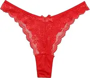 [Murimia] Womens Underwear Sexy Lace Seamless Thongs Hipster Underwear High Cut Panties Briefs