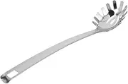 PHENOFICE Stainless Steel Spaghetti Server Spoon with Ergonomic Handle Multi Purpose Colander Spoon for Noodles Kitchen Utensil for Home and Restaurant Use and Lightweight Design