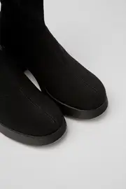 Thelma TENCEL® Black textile women's boots
