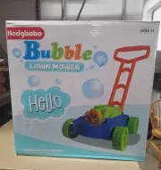Hedgbobo Bubble Lawn Mower Bubble Blowing Mower Outdoor Push NIB