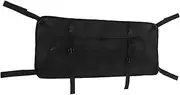 Kisangel Camping Trolley Side Bags Oxford Garden Cart Storage Collapsible Mesh Pockets Compact Size