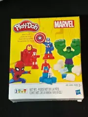 Play-Doh Sealed Marvel Super Hero Tools Capt America Spider-Man Hulk Ironman NEW