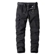 Men's Cargo Pants Cargo Trousers Work Pants 6 Pocket Solid Color Ripstop Breathable Weekend Streetwear Classic Casual Black Army Green
