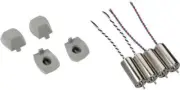Hubsan X4 H107D 3.7v 8mm Motor CW-CCW Set 2 Each w/ Feet Protectors