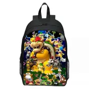 Super Mario Bowser Koopa Backpack Girls Boys Anime School bag Shoulders Bag Gift