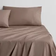 Sheridan 500TC Cotton Sateen Sheet Set in Walnut Size: King
