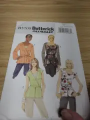 Butterick Sewing Pattern 5709 Top Tunic Belt Misses Size 16-24