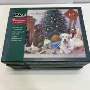 New Lang Christmas Cards 3 boxes Holidaze Lab Puppies Dogs Jim Killen
