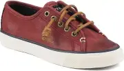 New Sperry Women's Seacoast Weathered and Worn Fashion Sneaker sz 5 M
