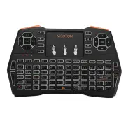 I8 Plus White Backlit German Version 2.4G Wireless Mini Keyboard Touchpad Air Mouse