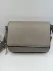Mocha Light Brown Leather Crossbody Bag Tote Handbag Flap With Tassel