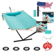 Portable Outdoor Hammock with Steel Stand for Two - Easy Setup & Comfort, Aruba