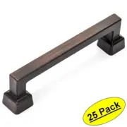 *25 Pack* Cosmas Oil Rubbed Bronze Contemporary Cabinet Pulls #1481-96ORB