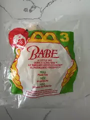 McDonalds Happy Meal Toy MAA Plush Toy - Babe A Little Pig Goes A Long Way # 3