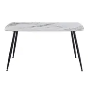 Tempo 150cm Dining Table - Brown/Grey/White