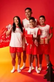Family matching Christmas pyjama set Candy Cane Cozy Men Women Kids Pet