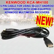 NEW AUTHENTIC KENWOOD KCA-MH100 6' MICROUSB-TO-HDMI MHL CABLE FOR ANDROID PHONES