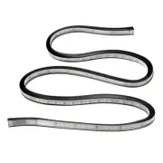 Flexible Ruler 30 Inch 75cm Curve Ruler for Engineering Drawing, Black