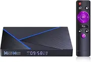 Android 12.0 TV Box, 4GB RAM 64GB ROM RK3566 Quad Core 64-Bit Support HD 6K/8K / 3D/ H.265 Ethernet 2.4/5G Dual WiFi BT 5.0 Set Top Box,4gb+32gb