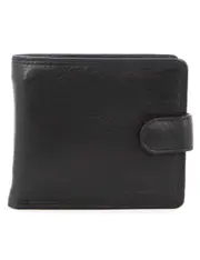 Milleni Mens Leather Bi-Fold Tab Wallet