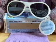 Babiators New In Box 3-7 Years Wicked White 100% UV Protection