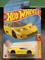 HOT WHEELS TURBO YELLOW ‘94 BUGATTI EB110 SS 5/10 65/250 2021