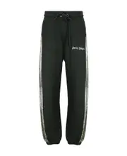 Palm Angels Logo Printed Drawstring Track Pants L,M Black