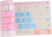 OSOLADY Silicone Keyboard Membrane Cover for Laptops Cream Color Water Resistant Protective Film for Keyboard Compatible with Various Models Durable and Convenient Accessory