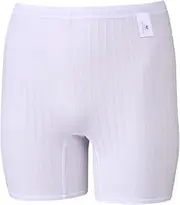 [らくラクパートナー] Wacoal Raku-Raku Partner DPL345 Women's Inner Bottoms, Underwear, Semi-Long, 100% Cotton, Cool Material, Deep Fit, Gentle on The Skin, Senior