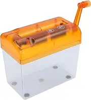 Mini Hand Shredder, A6 Portable Desktop Manual Paper Shredder, Office Hand Crank Paper Document Shredder Documents Paper Cutting Tool for Office Home School Desktop Stationery(Orange)
