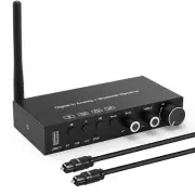 Digital to Analog Converter with Bluetooth & USB - 192KHz High-Res Audio Device