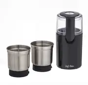 Leaf & Bean DLE0050 2in1 Electric Coffee & Spice Grinder- Black