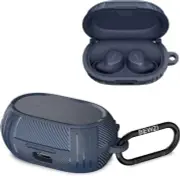for Jabra Elite 7 Pro Case/Elite 7 Active Case Protective Cover Stylish Carbon