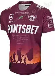 Manly Sea Eagles 2023 NRL Mens Anzac Jersey Sizes S-7XL BNWT
