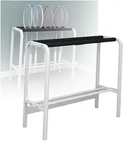 Tennis Racket Storage Rack, Floor Standing Badminton Racket Holder with Foam Arms, Tennis Racket Organiser Display Stand,for Garages Tennis Courts Gymnasiums Clubs Schools