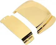 Zinc Alloy Bass Protective Cover Pickup Bridge Set Practical Guitar Accessory for PB Electric Guitar (Gold)