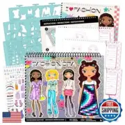 Fashion Angels Fashion Design Sketch Portfolio - Sketch Book for Beginners, S