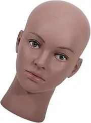 VICASKY Hat Display Stand for Wigs Caps Realistic Mannequin Head for Professional Use Durable Organizer for Showcasing Hats Wigs Versatile Display Skin Tone