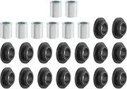 16Pcs Shock Bushing and 8Pcs Sleeve Kit Compatible with Polaris Ranger 500 570 700 800 900 1000 Crew Ranger Diesel Brutus Ranger Pro XD Absorber Bushings Bearings Replace 7043340